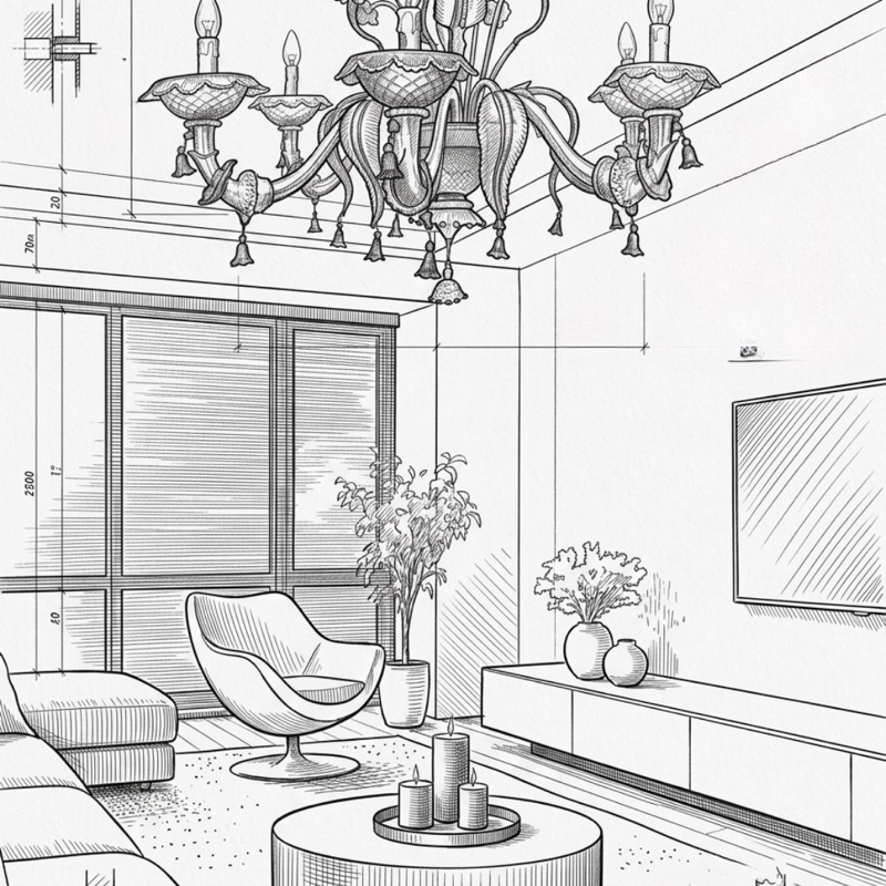 Forme su disegno per illuminazione in vetro di Murano